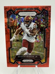 2023 Panini Prizm Brian Robinson Jr #292 Red Disco 61/70 Commanders